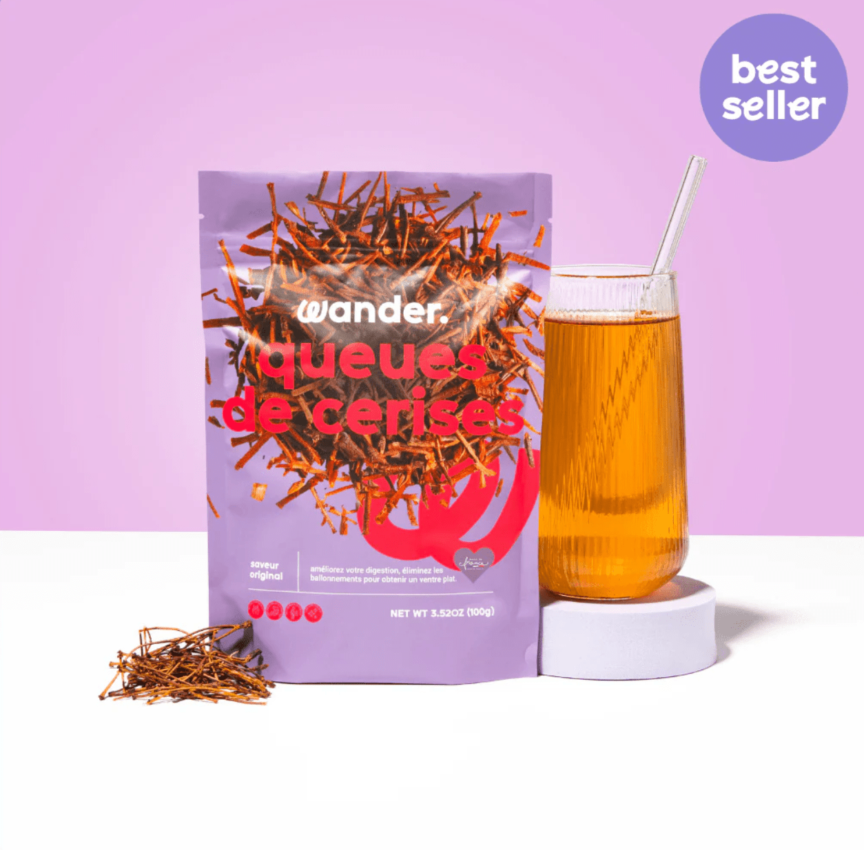 Queue de Cerise - Pêche (50g)